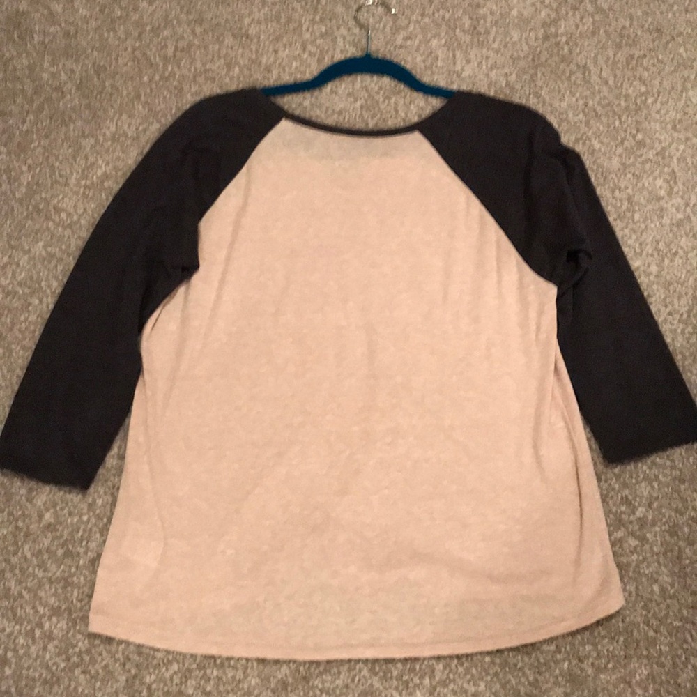 Amuse society west coast wild child 3/4 sleeve tee - Picture 5 of 6